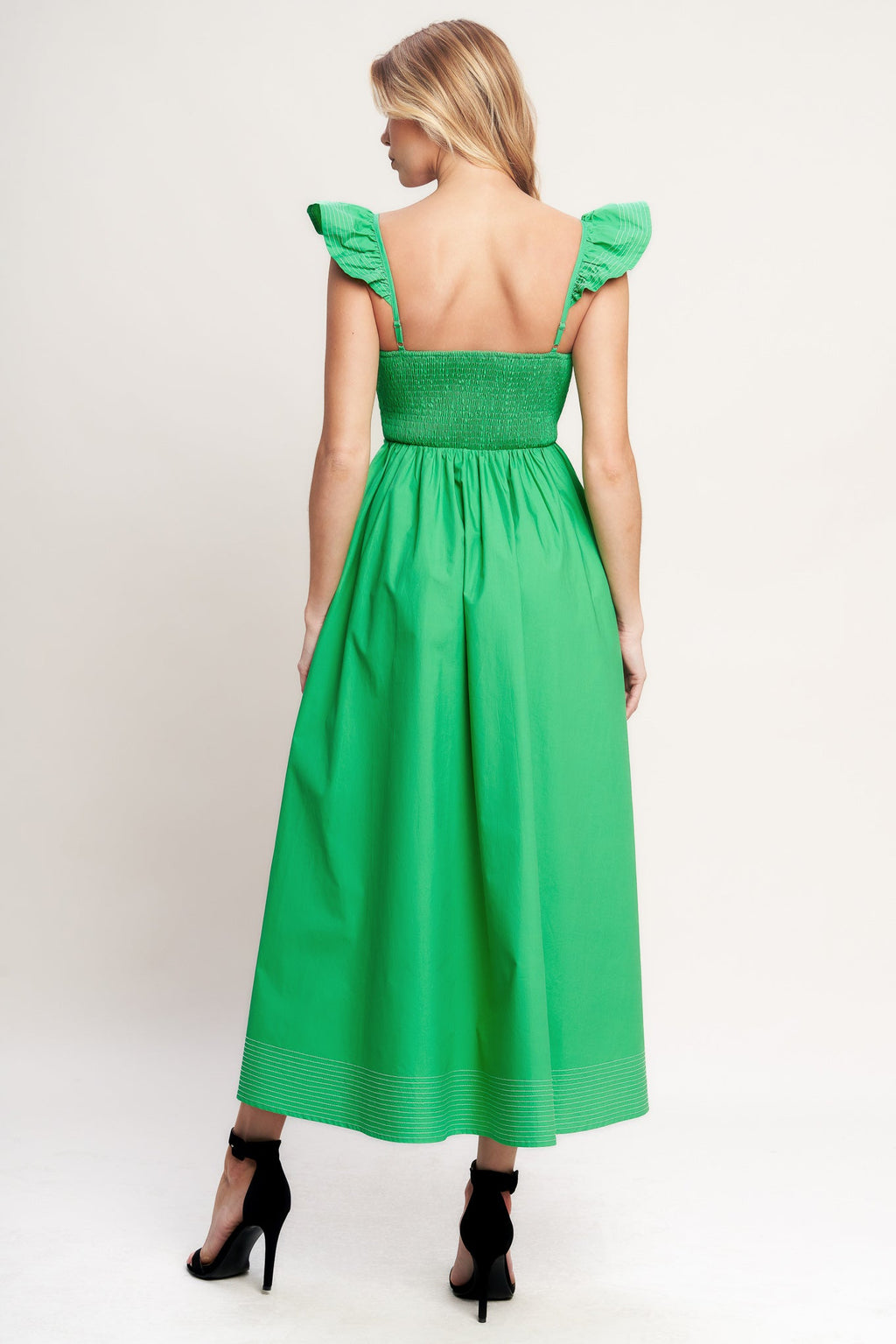 BEAUTIFULLY UNEXPECTED WOVEN MIDI DRESS